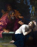欧洲12-19世纪油画三_CARRACCI, Lodovico - Susannah and the Elders